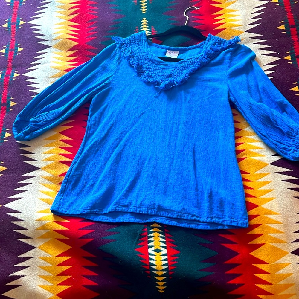 Cobalt vintage top. Size medium